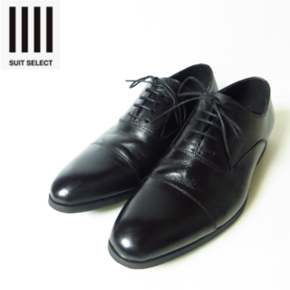 美品 SUIT SELECT スーツセレクト ストレートチップ 革靴 25㎝(ドレス/ビジネス)