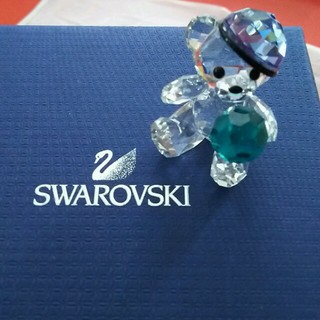 スワロフスキー(SWAROVSKI)のスワロフスキーテディベア(ガラス)