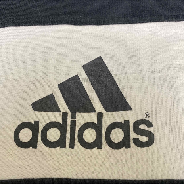 Tシャツ　adidas ゲームシャツ　アディダス　デカロゴ　　ストリート 1