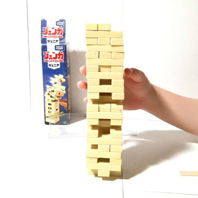 ☆★『コンパクト ミニジェンガ 【JENGA-junior】』１８×５.５㎝ キッズ/ベビー/マタニティのおもちゃ(知育玩具)の商品写真