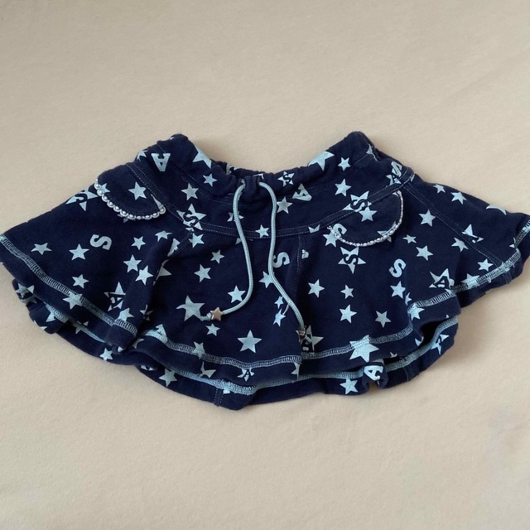 ANNA SUI mini(アナスイミニ)のANNA SUI MINI スカート　キュロット　２点セット　80サイズ キッズ/ベビー/マタニティのベビー服(~85cm)(スカート)の商品写真