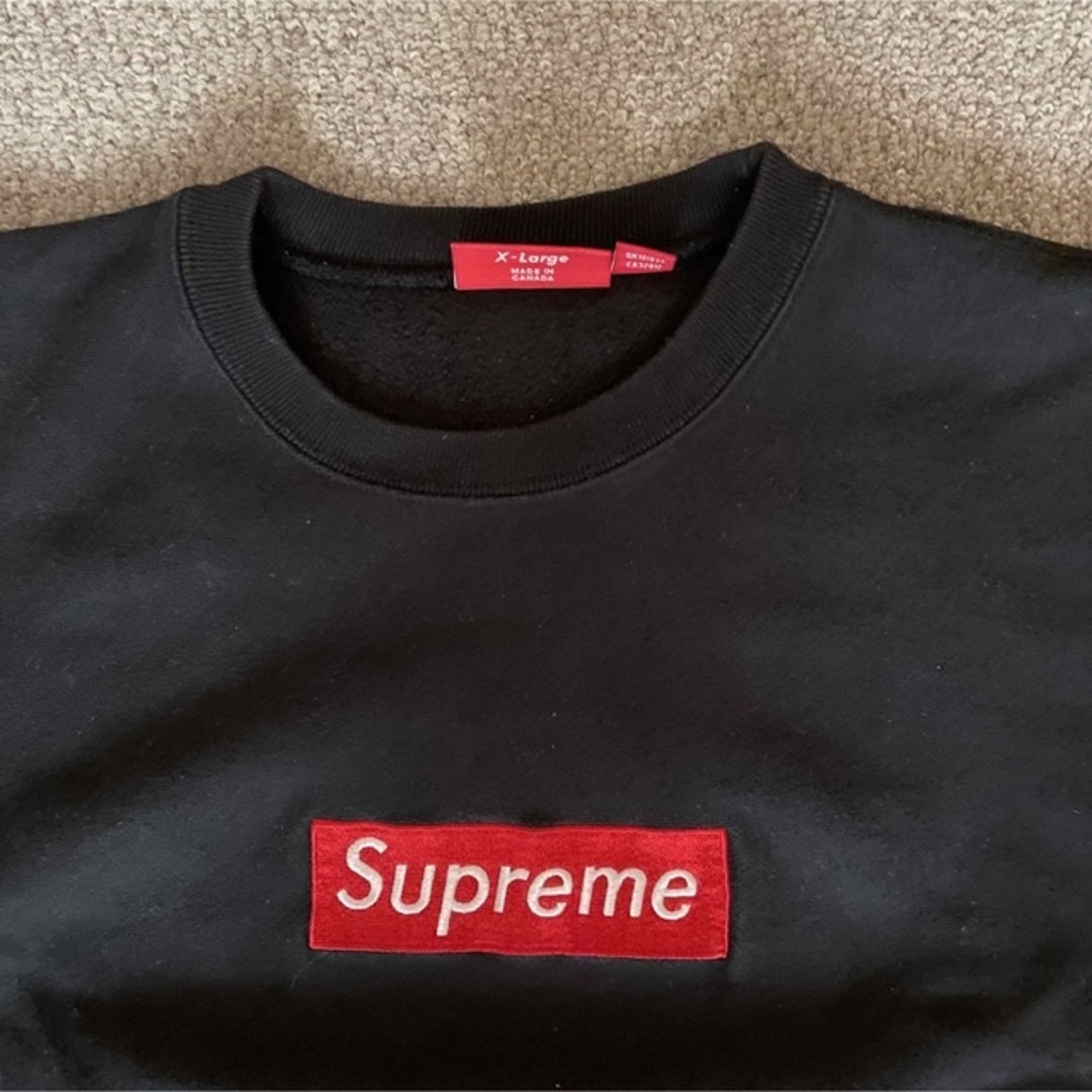 Supreme BoxLogo Crewneck 22FW Black XL-