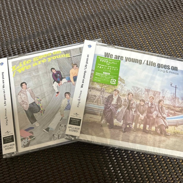 King & Prince - Life goes on/We are young（初回限定盤A+B)の通販 by