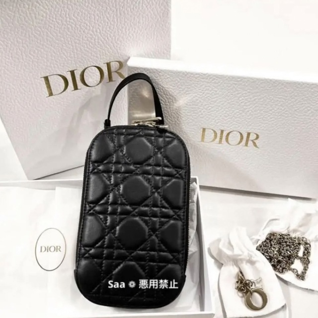 時間指定不可】 Christian Dior スマホショルダー バッグ フォン