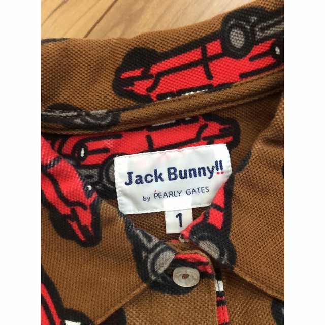 JACK BUNNY!!(ジャックバニー)のジャックバニー　パーリーゲイツ　レディースゴルフ　半袖ポロシャツ　サイズ1 スポーツ/アウトドアのゴルフ(ウエア)の商品写真