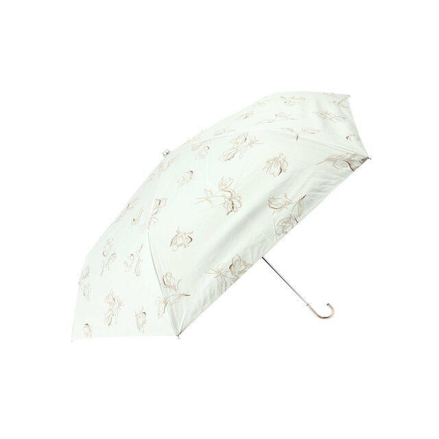 【WH】(L)カシュネ cache nez / チューリッププリント折りたたみ傘 晴雨兼用 折りたたみ傘  レイン
