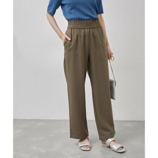 ロペピクニック(Rope' Picnic)の【ダークブラウン（20）】Powder Twill Stretch ワイドパンツ(その他)