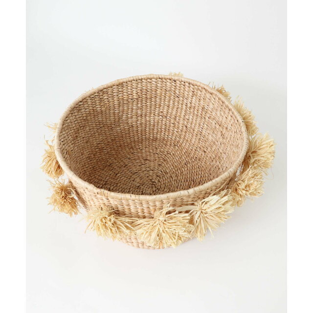 URBAN RESEARCH(アーバンリサーチ)の【NATURAL】Indego Africa Natural Pom Basket インテリア/住まい/日用品のインテリア/住まい/日用品 その他(その他)の商品写真