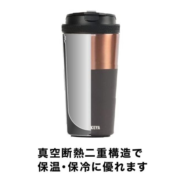 【色: チャコールブラウン】タケヤ公式タンブラー12 350ml チャコールブラ 2