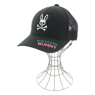 サイコバニー(Psycho Bunny)のPsycho Bunny サイコバニー キャップ F 黒 【古着】【中古】(キャップ)