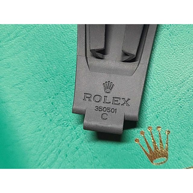 純正品 ROLEX オイスターフレックス ラバーベルト 350501 セット