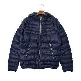 ディーゼル(DIESEL)のDIESEL ディーゼル ダウンジャケット/ダウンベスト L 紺 【古着】【中古】(ダウンジャケット)