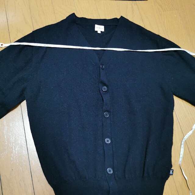 Calvin Klein Calvin Klein カルバン・クライン カーディガン 黒 Mサイズ 中古品の通販 by tomo カルバンクライン カーディガン 黒 Calvin Klein
