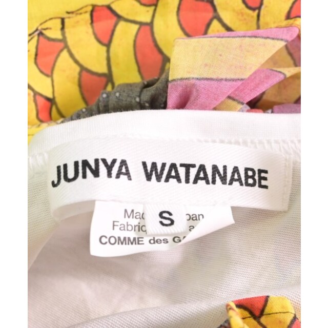 JUNYA WATANABE(ジュンヤワタナベ)のJUNYA WATANABE ジュンヤワタナベ ワンピース S 黄x赤等(総柄) 【古着】【中古】 レディースのワンピース(ひざ丈ワンピース)の商品写真