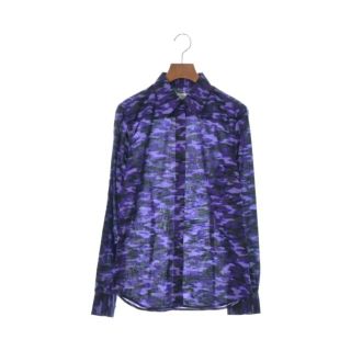 ドリスヴァンノッテン(DRIES VAN NOTEN)のDRIES VAN NOTEN ブラウス 34(XXS位) 紫x黒等(総柄) 【古着】【中古】(シャツ/ブラウス(長袖/七分))