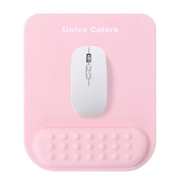 【色: ピンク(MP)】UnivoColors マウスパッド リストレスト一体型 7