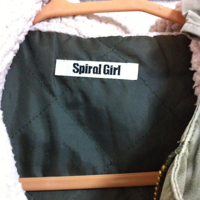 SPIRAL GIRL(スパイラルガール)のSpiral girlダウン レディースのジャケット/アウター(ミリタリージャケット)の商品写真