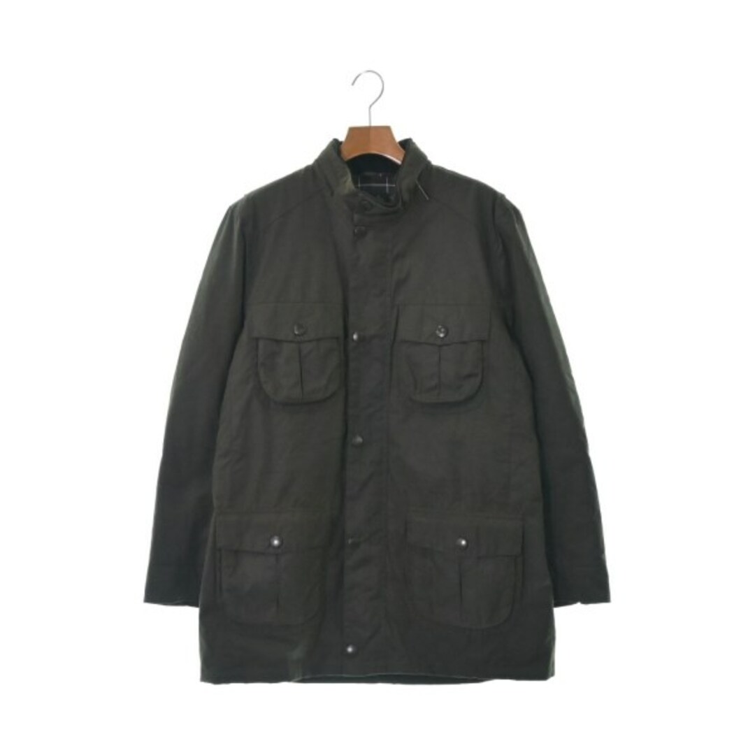 Barbour バブアー ブルゾン（その他） L 茶スナップボタン開閉