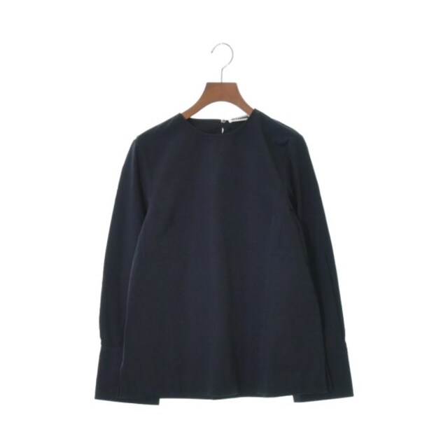 JIL SANDER ジルサンダー ブラウス 32(XXS位) 紺