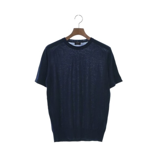JIL SANDER ジルサンダー ニット・セーター 48(L位) 紺 - ニット/セーター