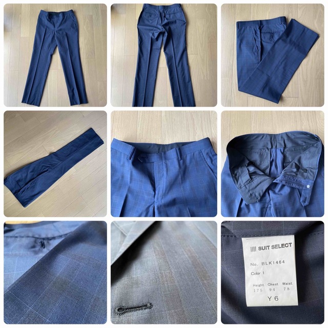 THE SUIT COMPANY(スーツカンパニー)のスーツセレクト　GUABELLO生地使用　スーツ　Y6 中古 メンズのスーツ(セットアップ)の商品写真