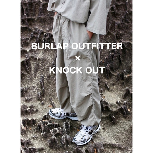 人気のファッションブランド! BURLAP OUTFITTER × KNOCK OUT OVER