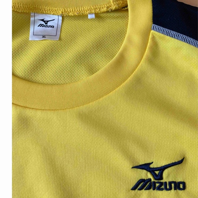 MIZUNO(ミズノ)のXL ミズノ　mizuno  Tシャツ 半袖　メンズ　イエロー　黄色 メンズのトップス(Tシャツ/カットソー(半袖/袖なし))の商品写真