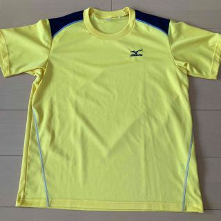 ミズノ(MIZUNO)のXL ミズノ　mizuno  Tシャツ 半袖　メンズ　イエロー　黄色(Tシャツ/カットソー(半袖/袖なし))