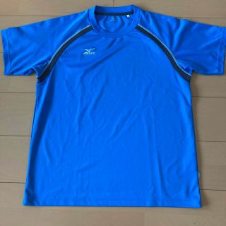 ミズノ(MIZUNO)のXL ミズノ　mizuno  Tシャツ　半袖 メンズ ブルー 青(Tシャツ/カットソー(半袖/袖なし))