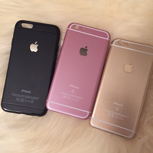 Apple(アップル)のiphone6/6sケース 日本未発売デザイン！ピンク ゴールド ブラック スマホ/家電/カメラのスマホアクセサリー(iPhoneケース)の商品写真