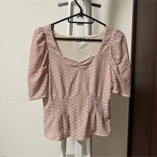 デイシー(deicy)のDEICY デイシー トップス ピンク 半袖 美品(カットソー(半袖/袖なし))