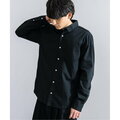 【2ブラック】日本製 ナノファイン加工 レギュラーカラー 長袖シャツ