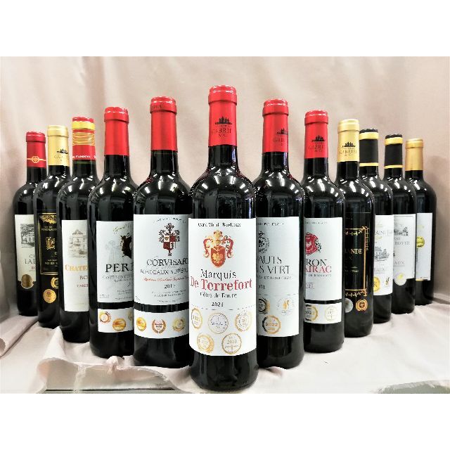 5冠 トリプル ダブル金賞含む ボルドー2016-2019 AOC赤 10本