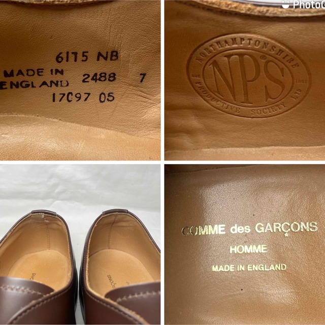 COMME des GARCONS(コムデギャルソン)の【希少】NPS × コムデギャルソンオム 20SS 英国製 プレーントゥ メンズの靴/シューズ(ドレス/ビジネス)の商品写真
