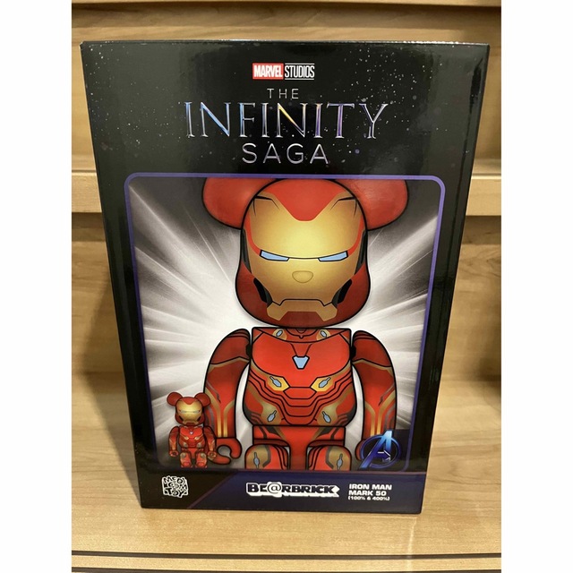 エンタメ/ホビーBE@RBRICK IRON MAN MARK 50 100％ & 400％