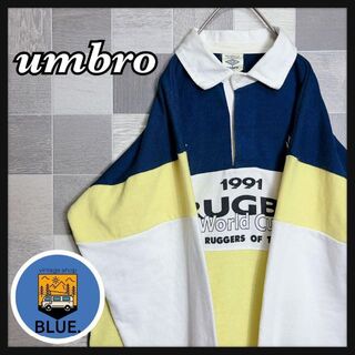 アンブロ(UMBRO)のumbro  ラガーシャツ 1991年 ラグビーワールドカップモデル 刺繡ロゴ(ポロシャツ)