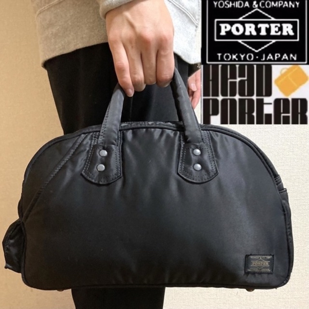 希少 HEAD PORTER ヘッドポーター　タンカー　ボストンバッグ　黒