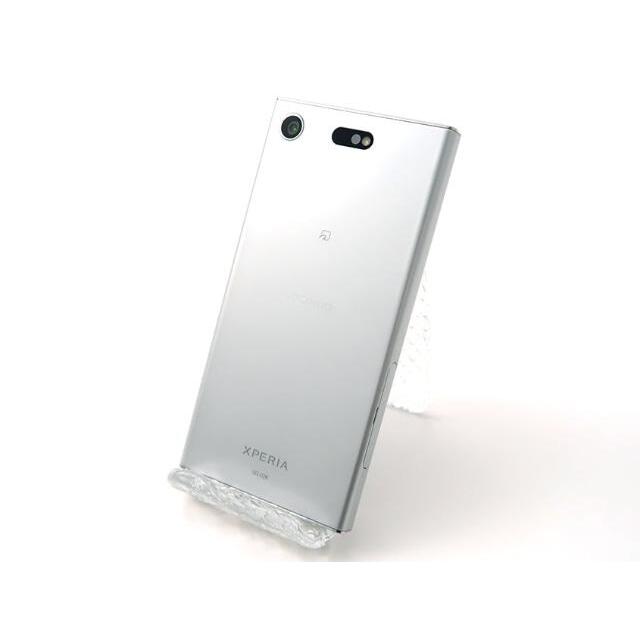 SO-02K Xperia XZ1 Compact ホワイトシルバー docomo  Bランク 本体【ReYuuストア（リユーストア）】