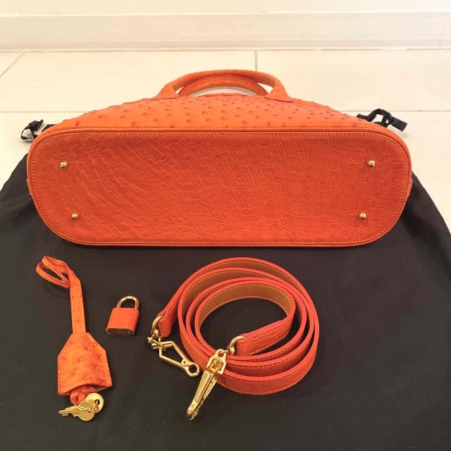 KWANPEN クワンペン 新品????オーストリッチ ボリードバッグ | www