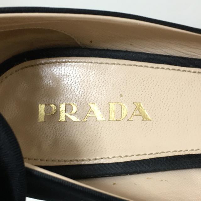 PRADA(プラダ)のプラダ パンプス 38 レディース - 黒 レディースの靴/シューズ(ハイヒール/パンプス)の商品写真