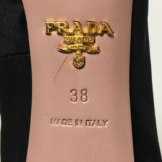 プラダ パンプス 38 レディース - 黒 プラダ パンプス 38 レディース - 黒