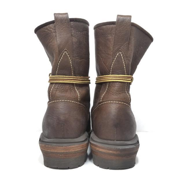 VISVIM(ヴィスヴィム)のビズビム ブーツ メンズ - ダークブラウン メンズの靴/シューズ(ブーツ)の商品写真