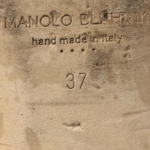 MANOLO BLAHNIK(マノロブラニク)のマノロブラニク ミュール 37 レディース - レディースの靴/シューズ(ミュール)の商品写真