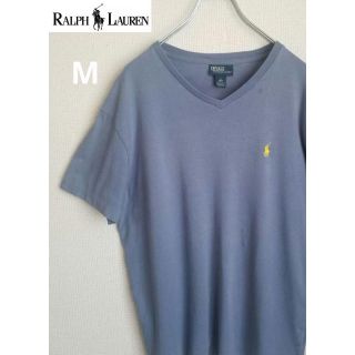 ポロラルフローレン(POLO RALPH LAUREN)の90s POLO by RalphLauren ラルフ　V首TシャツM 刺繍ロゴ(Tシャツ/カットソー(半袖/袖なし))