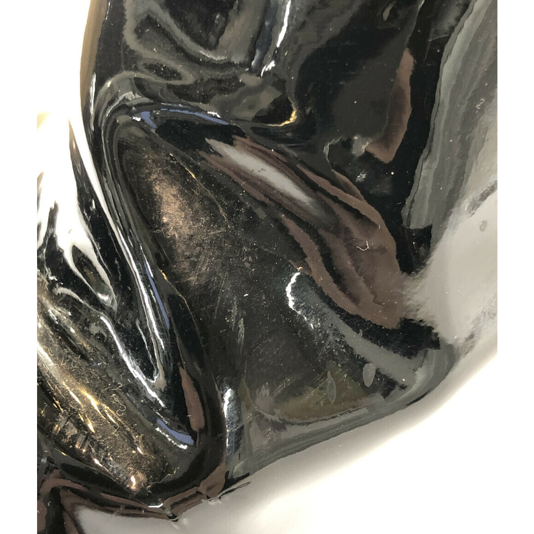 シャネル CHANEL エナメルショートブーツ レディース 38 1/2