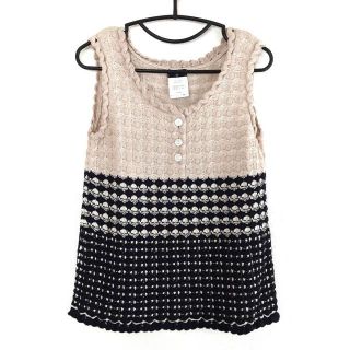 シャネル(CHANEL)のシャネル ノースリーブセーター サイズ38 M(ニット/セーター)