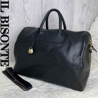 イルビゾンテ(IL BISONTE)の定価129800円♡美品♡大容量♡イルビゾンテ レザー 2way ボストンバッグ(ボストンバッグ)