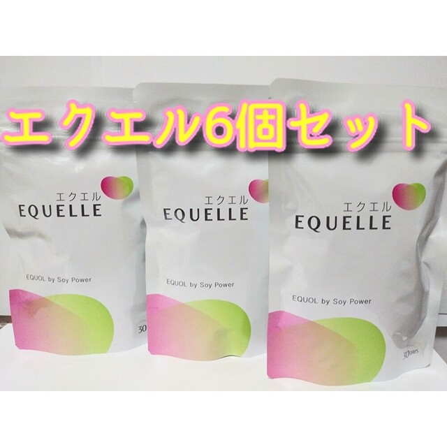 【新品・未開封】エクエル パウチ 120粒×6袋 セット大豆イソフラボン
