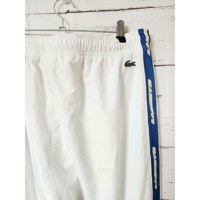 LACOSTE - 《超希少》Lacoste ラコステ トラックパンツ デカロゴ 白