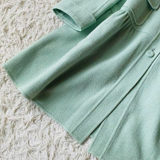 René - 未使用級 ルネ TISSUE 高級ウール ギャザー ロングコート 日本